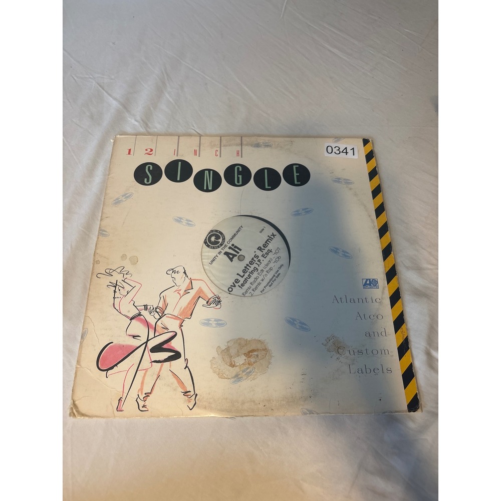 Ali Love Letters Remix 12" Vinyl Single 1987 Promo Atlantic Atco‎ Good Hip Hop